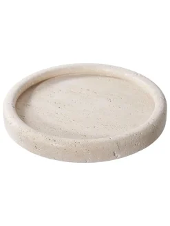 Taca dekoracyjna w kolorze beżowym - Ø 25,5 cm