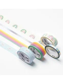 Taśmy washi "Rainbow Clouds" - 4 x 5 m