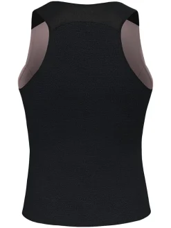 Top kolarski "Vento Merino" w kolorze jasnoróżowo-czarnym