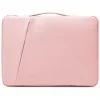 Torba "Linea" w kolorze jasnoróżowym na laptopa - 38 x 28 x 3 cm
