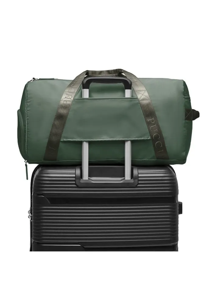 Torba sportowa w kolorze khaki - 52 x 28 x 26,5 cm