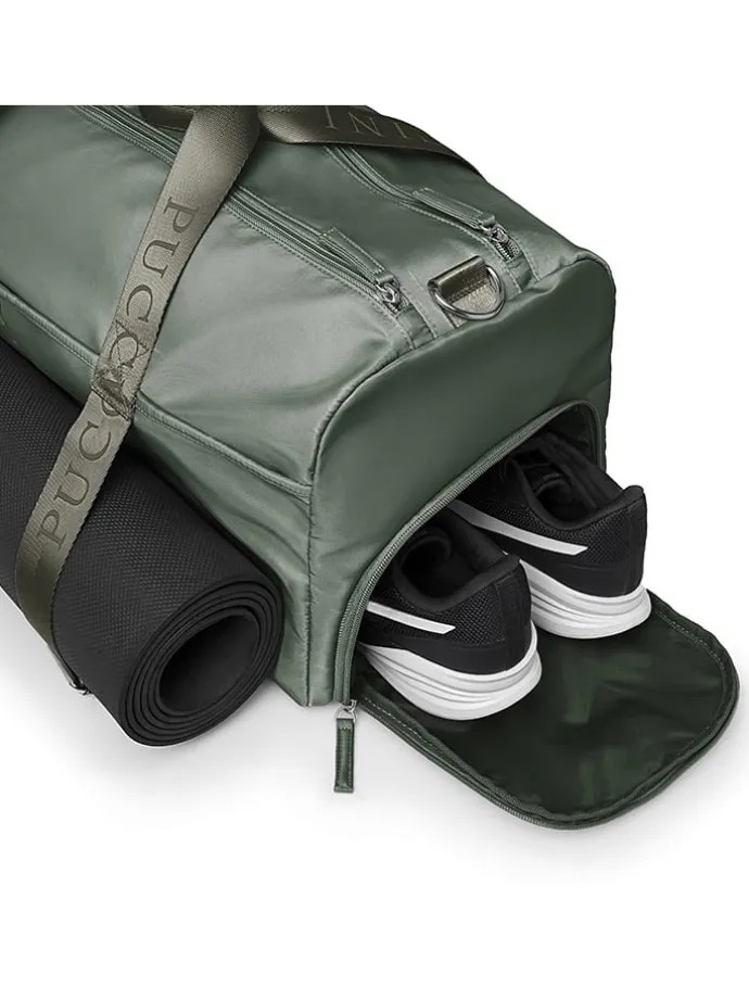 Torba sportowa w kolorze khaki - 52 x 28 x 26,5 cm