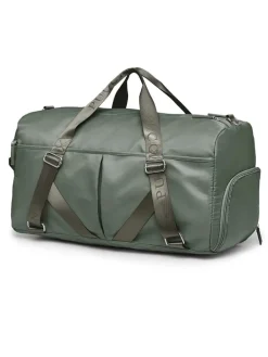 Torba sportowa w kolorze khaki - 52 x 28 x 26,5 cm