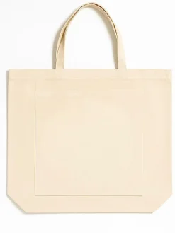 Torba w kolorze beżowym do jogi - 44 x 44 cm