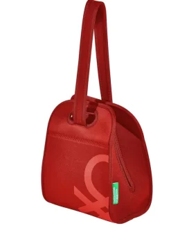 Torba w kolorze czerwonym na lunch - 22,5 x 27 x 14 cm