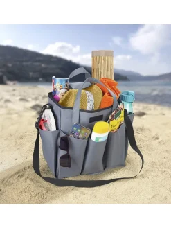 Torba w kolorze szarym - 33 x 31 x 17 cm