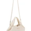 Torebka "Capri" w kolorze kremowym - 34 x 17 x 13 cm