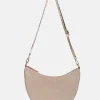 Torebka "Elena" w kolorze beżowym - 30 x 20 x 6,5 cm