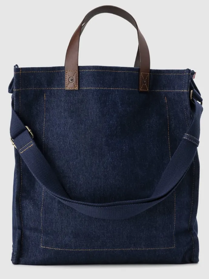 Torebka "Heritage" w kolorze granatowym - 36 x 40,3 x 16 cm - 23 l