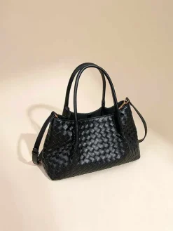 Torebka w kolorze czarnym - 30 x 18 x 10 cm