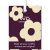 Torebka w kolorze fioletowo-kremowym na telefon - 12 x 17 x 3 cm