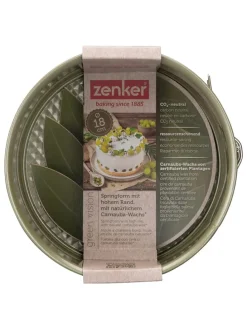 Tortownica "Green Vision" w kolorze zielonym - wys. 10 x Ø 18 cm