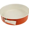 Tortownica w kolorze biało-pomarańczowym - Ø 26 cm