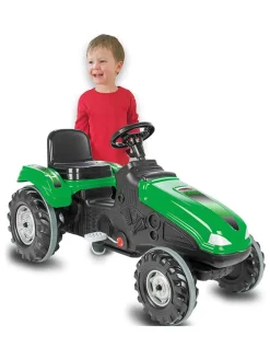 Traktor "Big Wheel" w kolorze zielonym - 3+