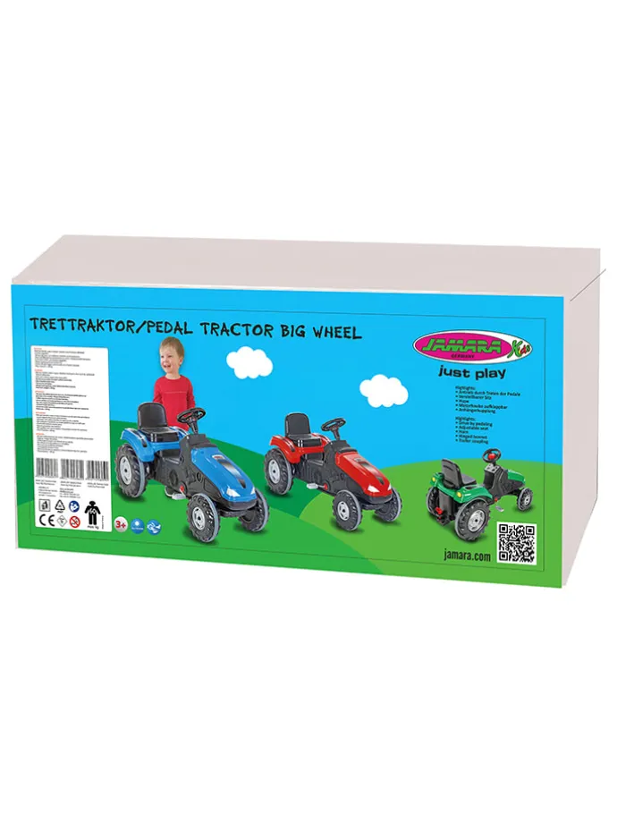 Traktor "Big Wheel" w kolorze zielonym - 3+