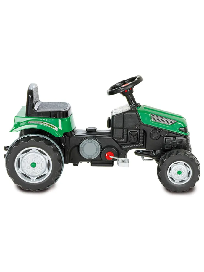 Traktor "Strong Bull" w kolorze zielonym - 3+