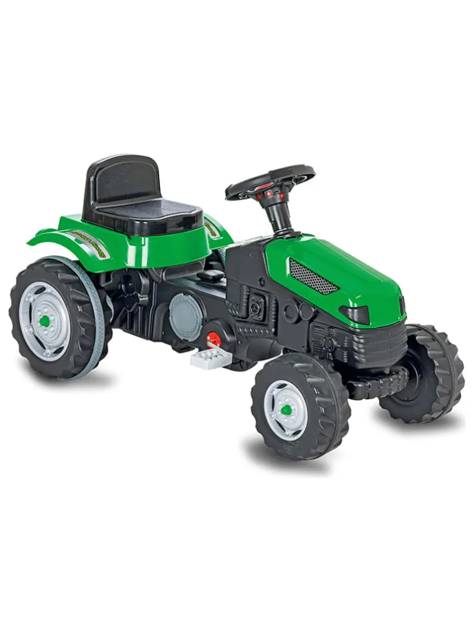 Traktor "Strong Bull" w kolorze zielonym - 3+