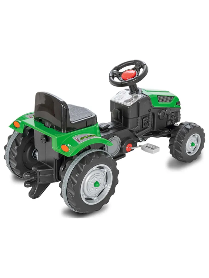 Traktor "Strong Bull" w kolorze zielonym - 3+