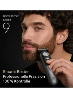 Trymer ''Series 9'' w kolorze srebrnym do brody