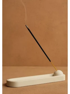 Uchwyt w kolorze białym do kadzidełek - 20 x 4 cm