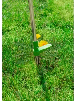 Urządzenie w kolorze srebrno-zielonym do usuwania chwastów - dł. 100 cm