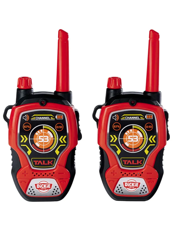 Walkie-talkie w kolorze czerwonym - 4+