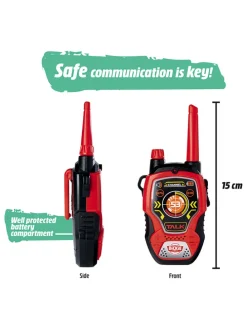 Walkie-talkie w kolorze czerwonym - 4+