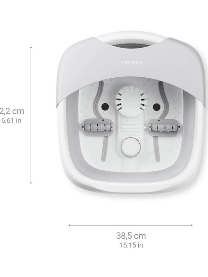 Wanienka-masażer 3w1 "FS 886" w kolorze białym do stóp