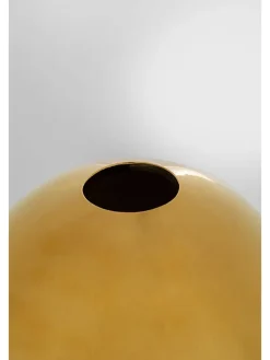 Wazon "Goldy" w kolorze złotym - wys. 15,5 x Ø 11,5 cm