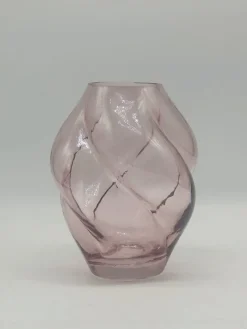 Wazon "Inflated" w kolorze jasnoróżowym - wys. 20 x Ø 14,5 cm