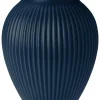 Wazon "Knabstrup" w kolorze granatowym - wys. 20 x Ø 14 cm