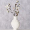 Wazon "Lambet" w kolorze białym - wys. 28 cm