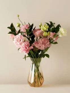 Wazon "Linda" w kolorze żółtym - wys. 20 x Ø 11 cm