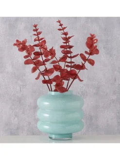 Wazon "Milan" w kolorze turkusowym - wys. 18 x Ø 18 cm