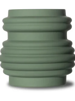 Wazon "Mila" w kolorze zielonym - wys. 16 x Ø 15 cm