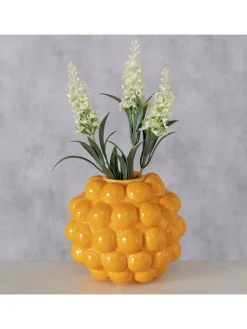 Wazon "Morten" w kolorze pomarańczowym - wys. 10,5 x Ø 12,5 cm