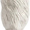 Wazon "Mud" w kolorze beżowym - wys. 25 x Ø 16 cm