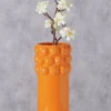 Wazon "Orange" w kolorze pomarańczowym - wys. 36 x Ø 16 cm