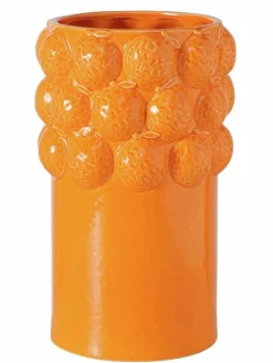 Wazon "Orange" w kolorze pomarańczowym - wys. 25 x Ø 16 cm