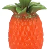 Wazon "Pineapple" w kolorze pomarańczowym - wys. 22 x Ø 16 cm