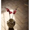 Wazon "Soil" w kolorze kremowym - wys. 21,5 x Ø 18 cm