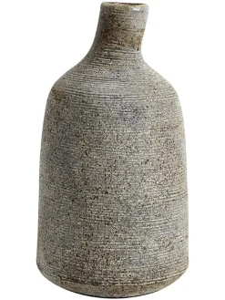 Wazon "Stain" w kolorze brązowo-szarym - wys. 26 x Ø 14,5 cm