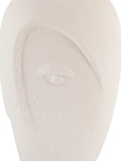 Wazon w kolorze białym - wys. 19,5 cm