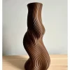 Wazon w kolorze brązowym - wys. 23 cm