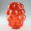 Wazon w kolorze pomarańczowym - wys. 20 x Ø 16 cm