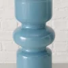Wazony (2 szt.) "Maika" w kolorze niebieskim i błękitnym - wys. 18 cm