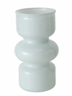 Wazony (2 szt.) "Maika" w kolorze niebieskim i błękitnym - wys. 18 cm