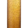 Wazon "Zenta" w kolorze jasnobrązowym - wys. 32 x Ø 13 cm