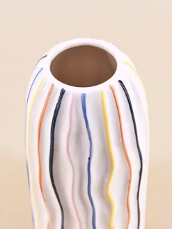 Wazon ze wzorem - wys. 21 x Ø 10,5 cm