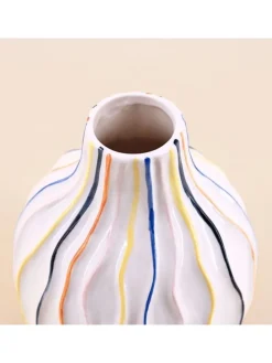 Wazon ze wzorem - wys. 19 x Ø 15 cm